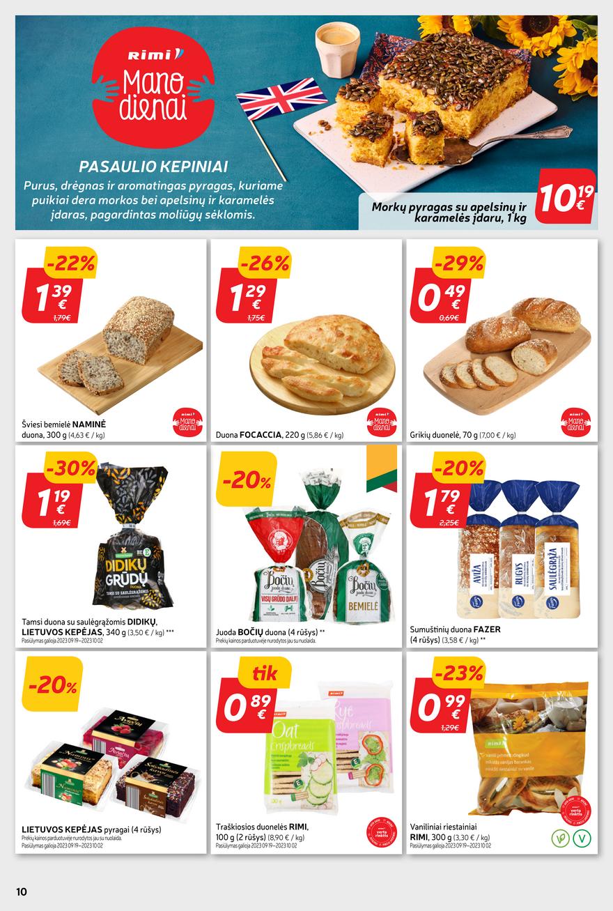 Rimi savaitinis leidinys akcijos nuo 
  2023-09-26 iki 
  2023-10-02 | Leidinukas.lt puslapis 10