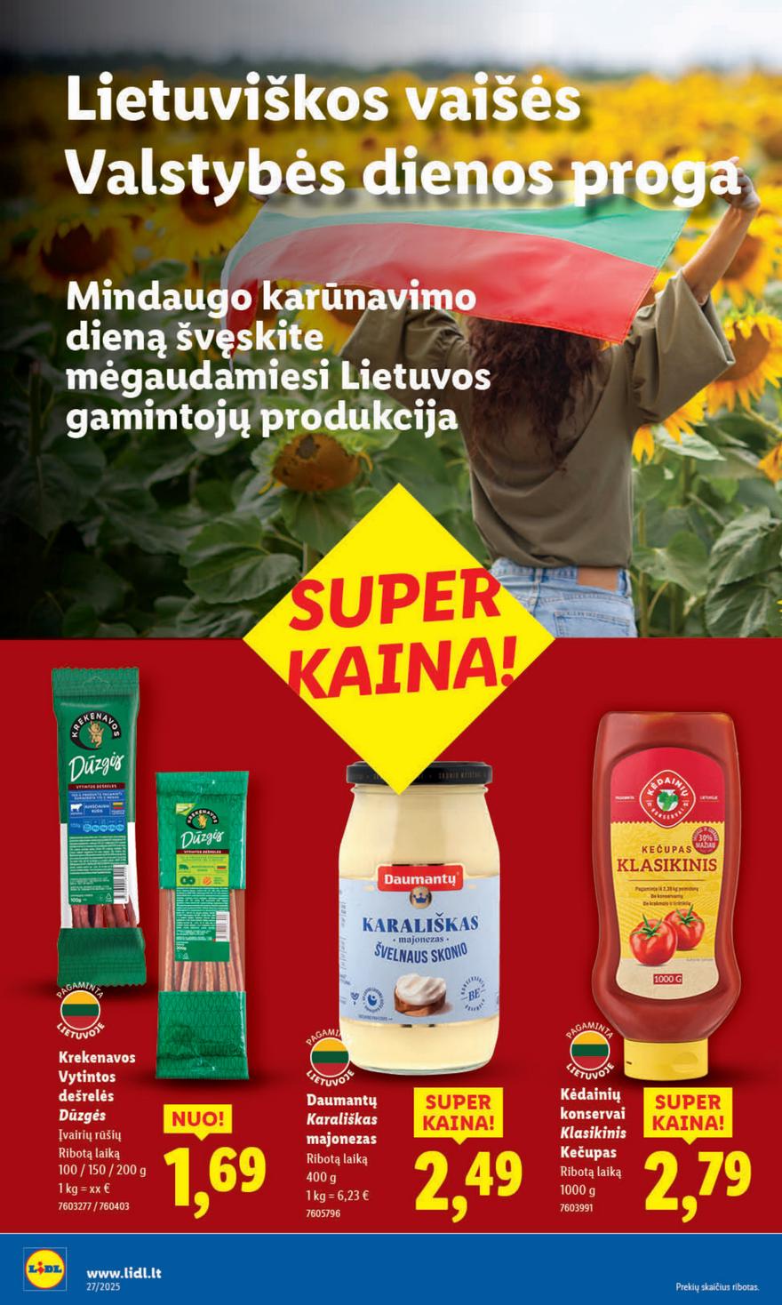 Lidl leidinys akcijos nuo 
  2025-06-30 iki 
  2025-07-06 | Leidinukas.lt puslapis 26