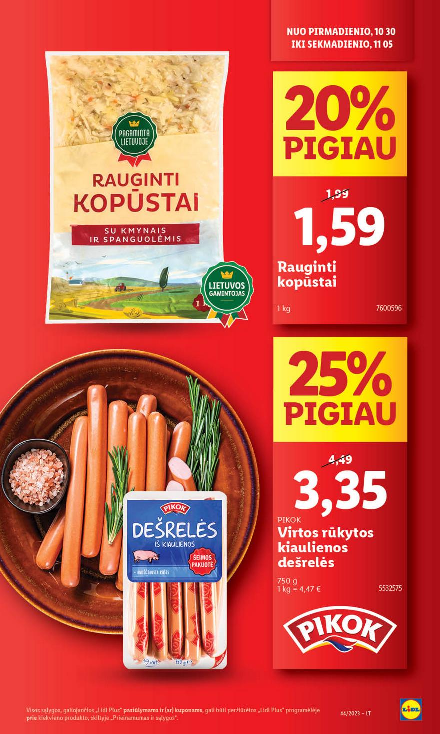 Lidl pasiūlymai akcijos nuo 
  2023-10-30 iki 
  2023-11-05 | Leidinukas.lt puslapis 29