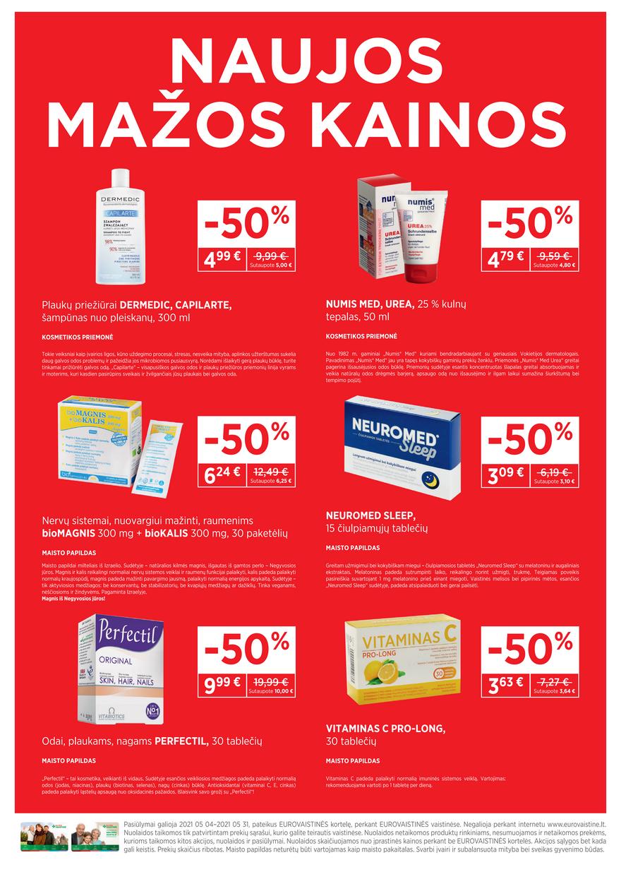 Euro vaistinė leidinys akcijos nuo 
  2021-05-01 iki 
  2021-05-31 | Leidinukas.lt puslapis 4