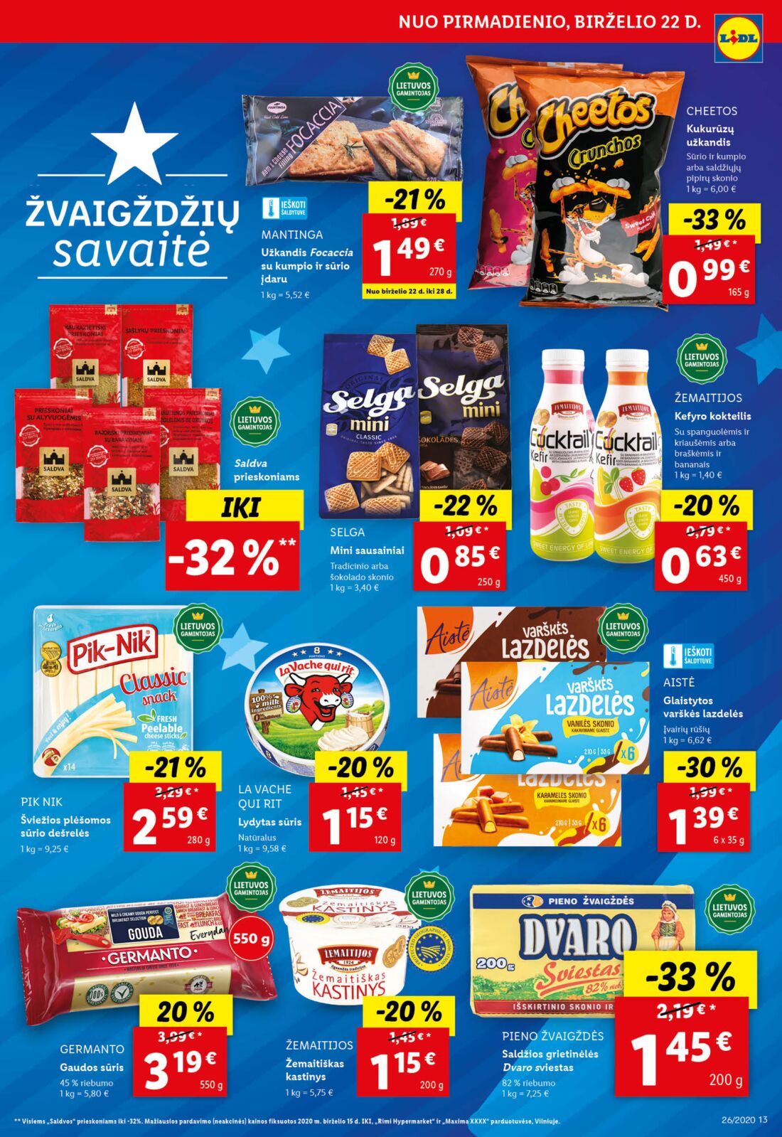 Lidl savaitinis leidinys akcijos nuo 
  2020-06-22 iki 
  2020-06-28 | Leidinukas.lt puslapis 13