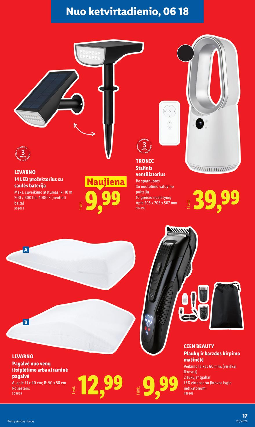 Lidl leidinys akcijos nuo 
  2026-06-15 iki 
  2026-06-21 | Leidinukas.lt puslapis 17