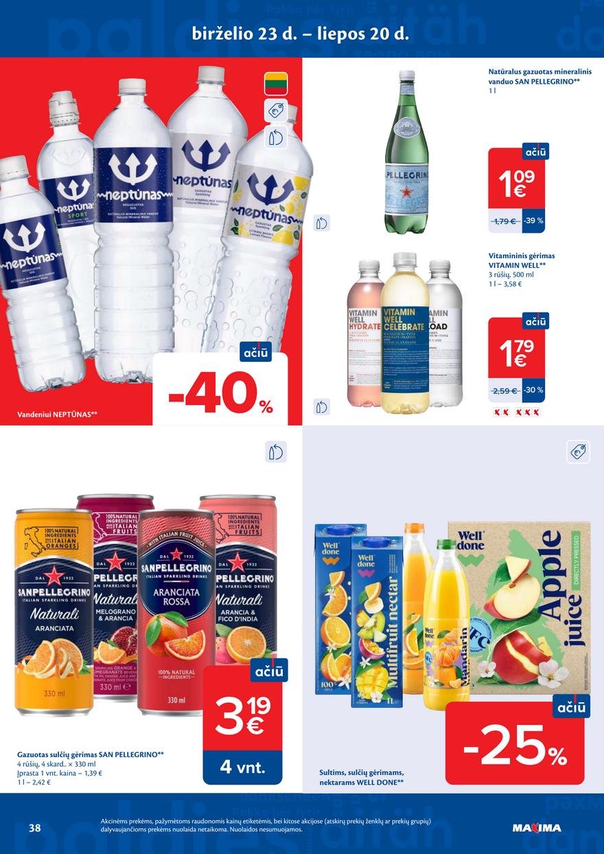 Maxima leidinys akcijos nuo 
  2026-06-23 iki 
  2026-06-29 | Leidinukas.lt puslapis 38