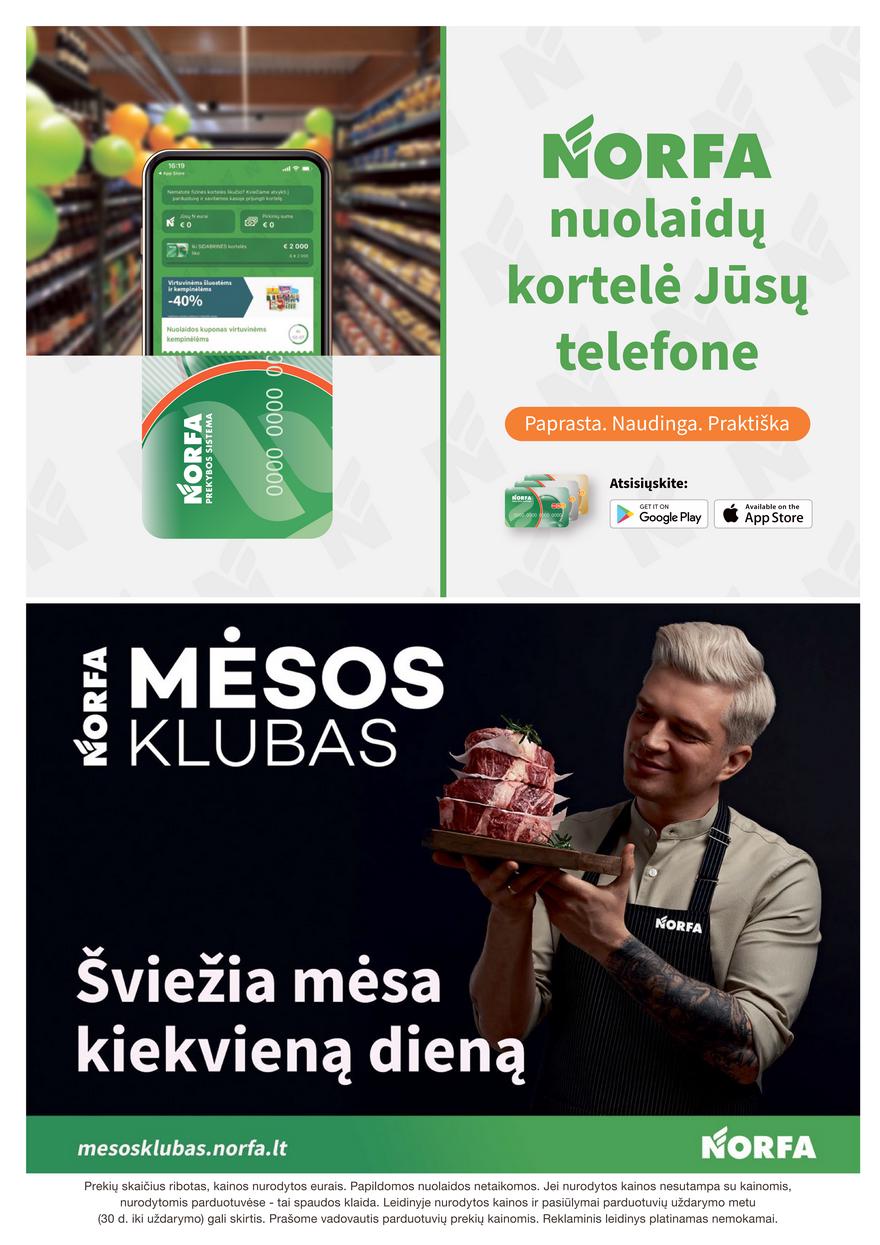 Norfos kaininis leidinys akcijos nuo 
  2023-06-15 iki 
  2023-06-28 | Leidinukas.lt puslapis 24