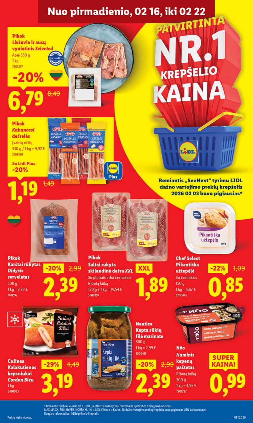 Lidl leidinys akcijos nuo 
  2026-02-16 iki 
  2026-02-22 | Leidinukas.lt puslapis 9