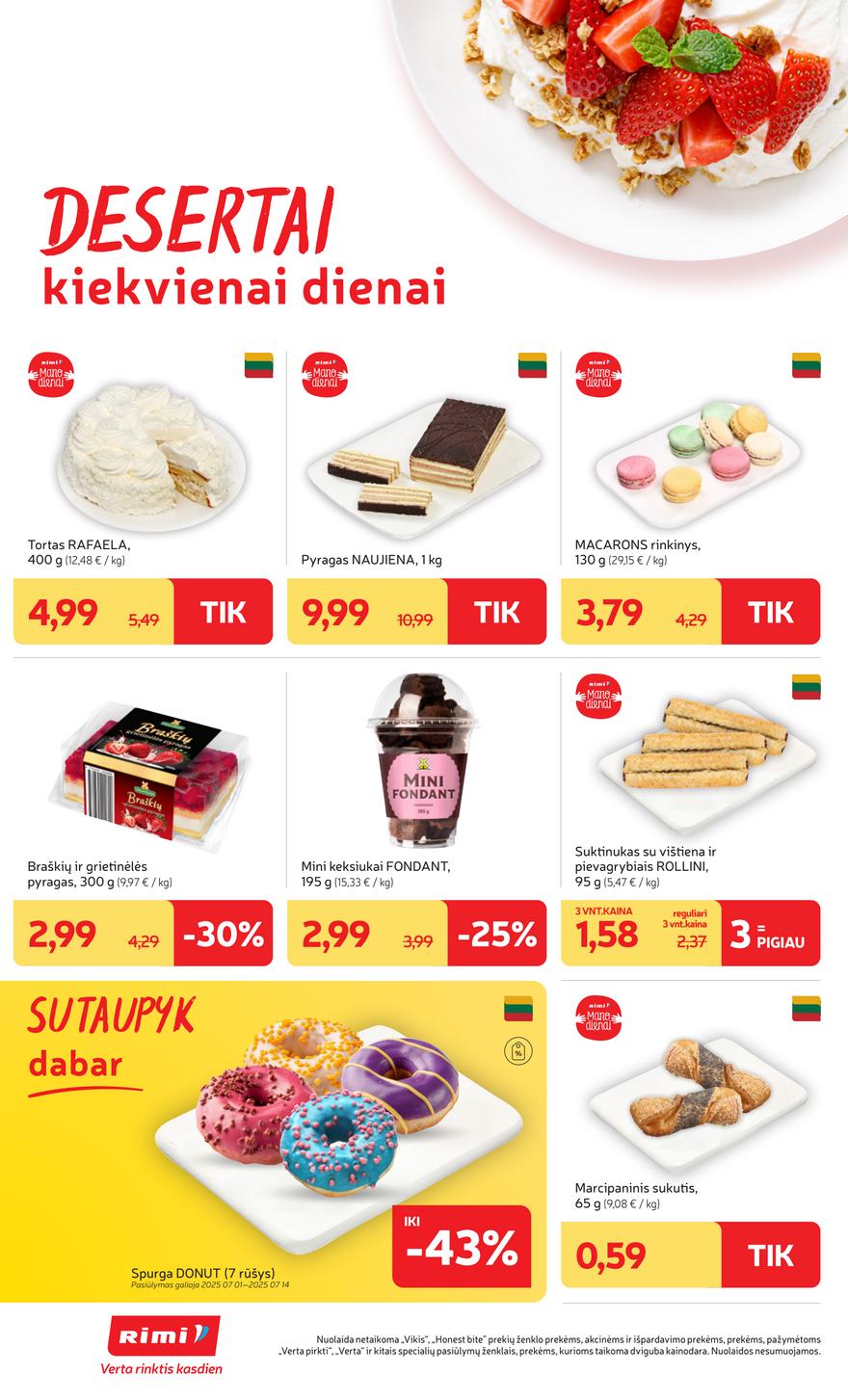 Rimi savaitinis leidinys  akcijos nuo 
  2025-07-08 iki 
  2025-07-14 | Leidinukas.lt puslapis 12