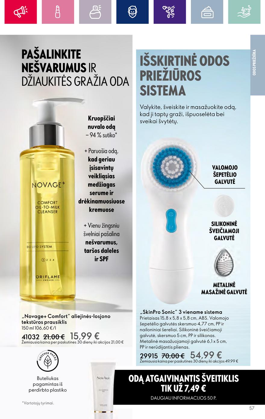 Oriflame katalogas akcijos nuo 
  2023-10-25 iki 
  2023-11-07 | Leidinukas.lt puslapis 57