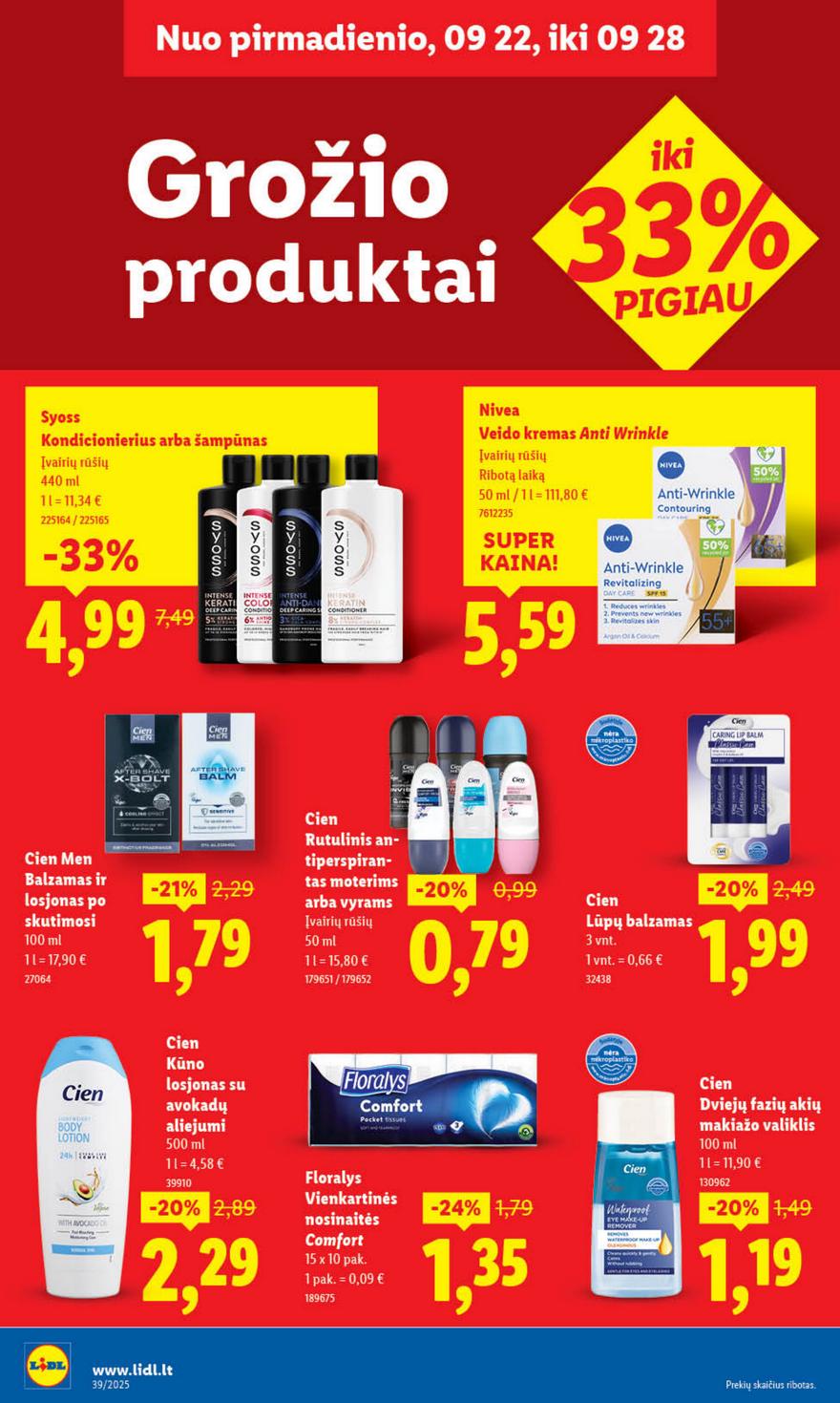 Lidl leidinys naujas akcijos nuo 
  2025-09-22 iki 
  2025-09-28 | Leidinukas.lt puslapis 36