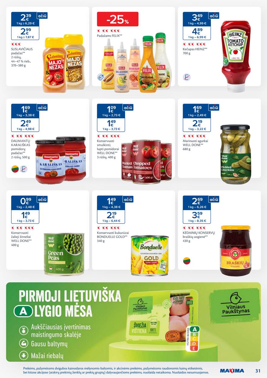 Maxima leidinys akcijos nuo 
  2025-11-18 iki 
  2025-11-24 | Leidinukas.lt puslapis 31