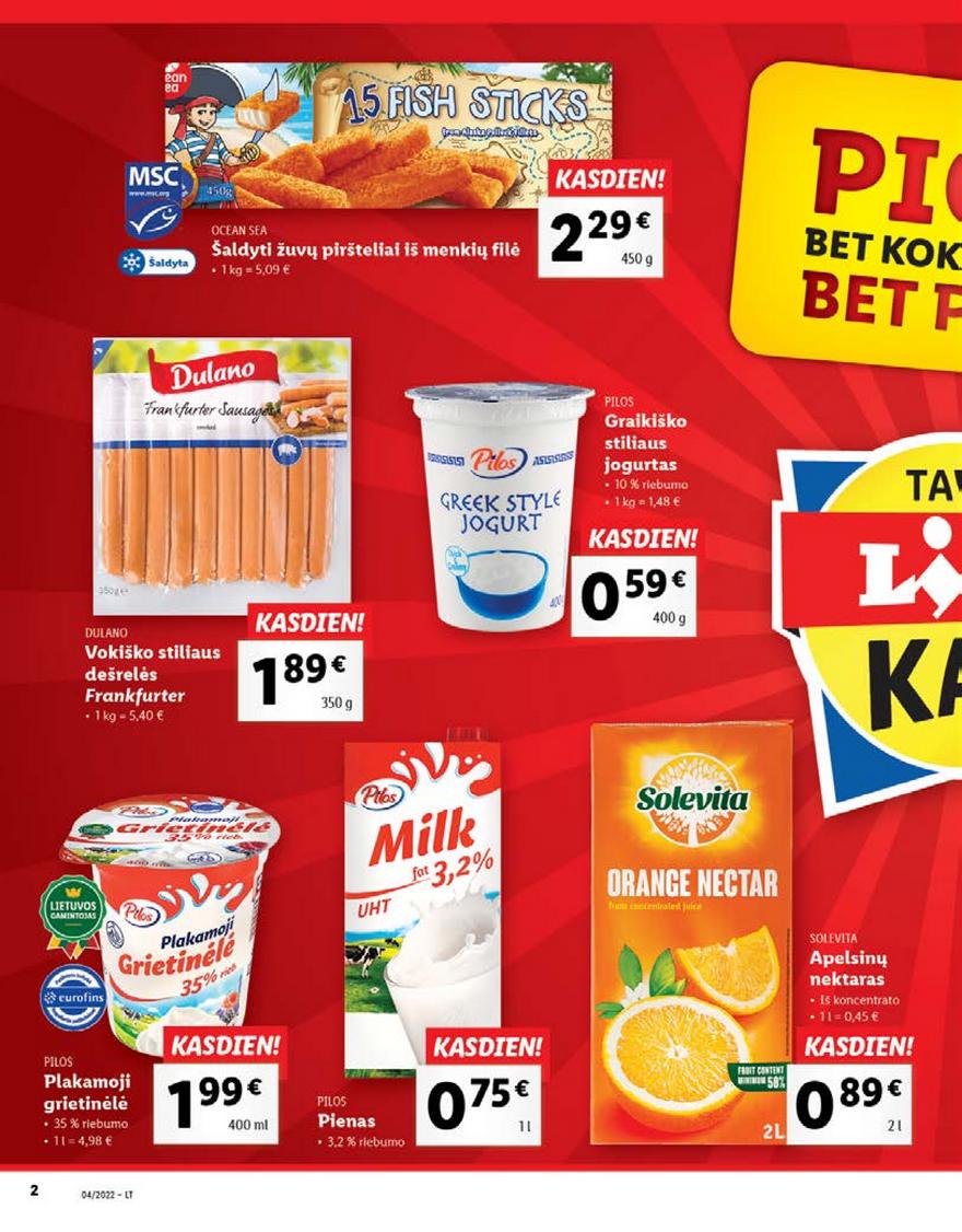 Lidl pasiūlymai akcijos nuo 
  2022-01-24 iki 
  2022-01-30 | Leidinukas.lt puslapis 2