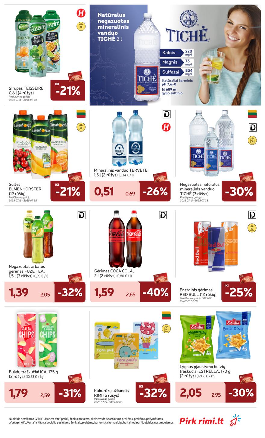 Rimi savaitinis leidinys 30 akcijos nuo
2025-07-22 iki
2025-07-28 | Leidinukas.lt puslapis 25