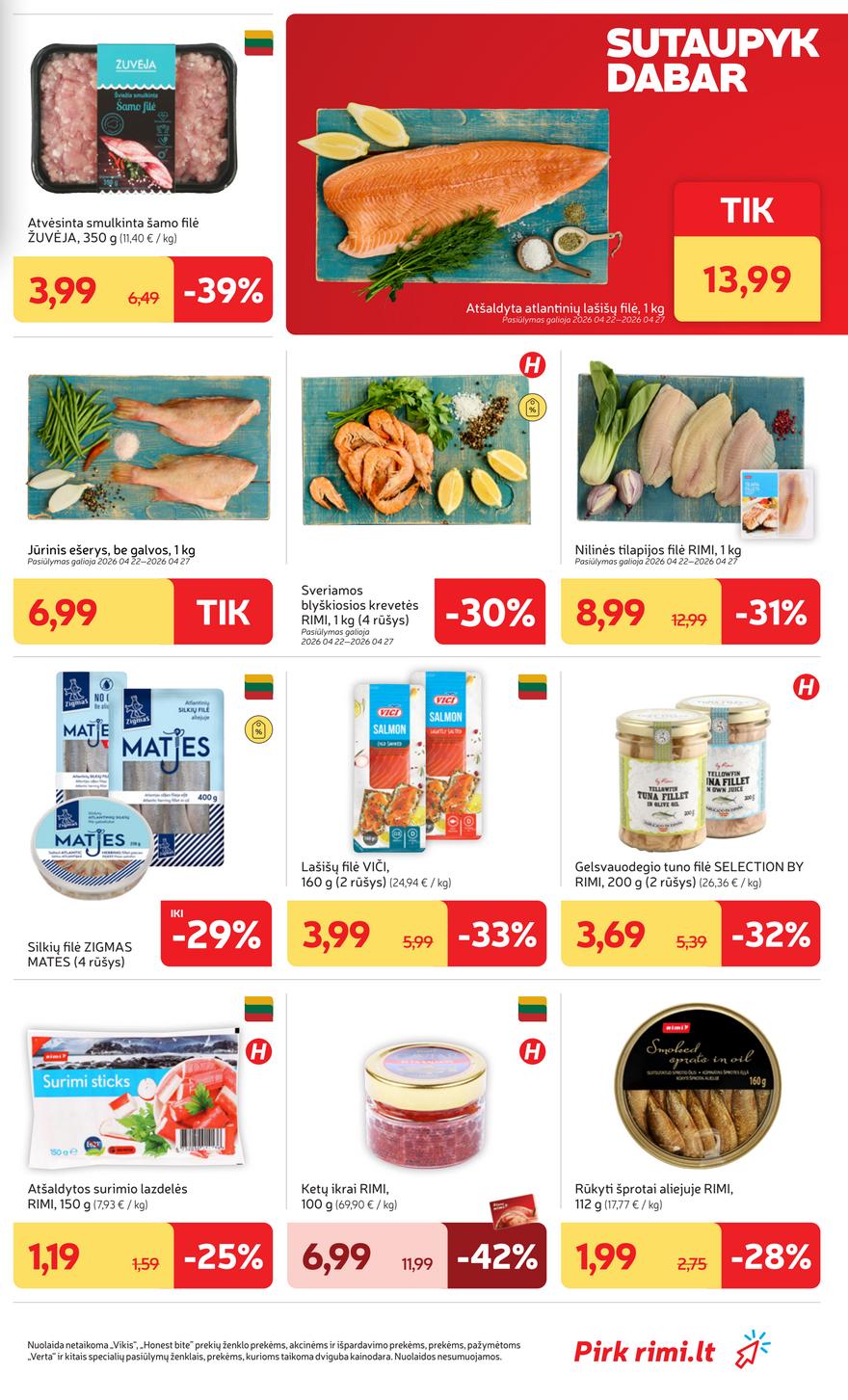 Rimi leidinys akcijos nuo 
  2026-04-21 iki 
  2026-04-27 | Leidinukas.lt puslapis 13