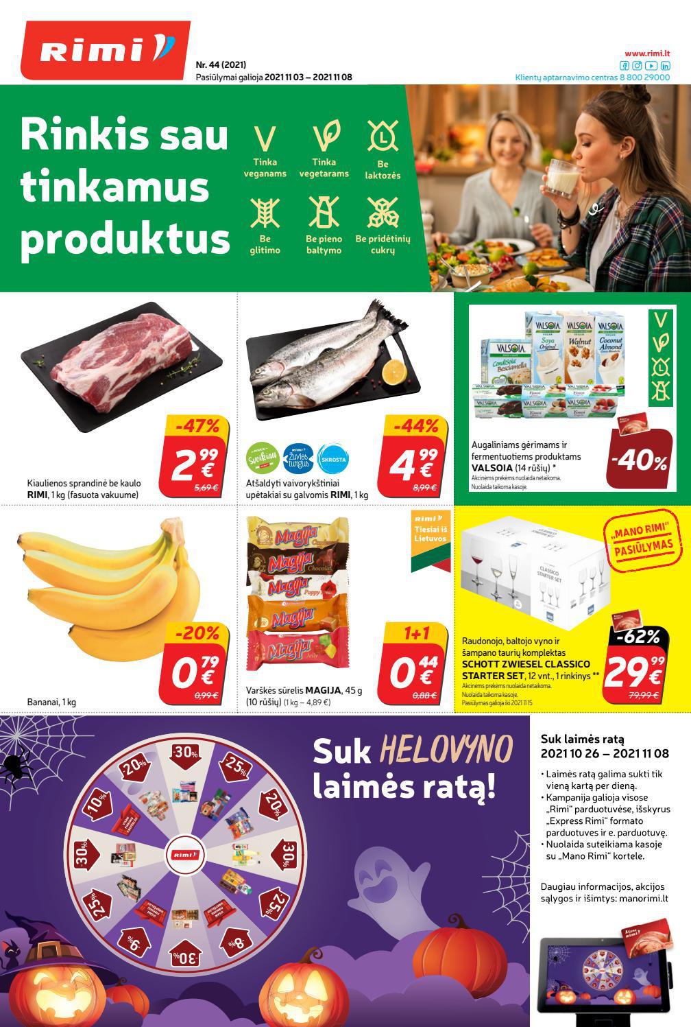 Rimi savaitinis leidinys akcijos nuo 
  2021-11-03 iki 
  2021-11-08 | Leidinukas.lt puslapis 1
