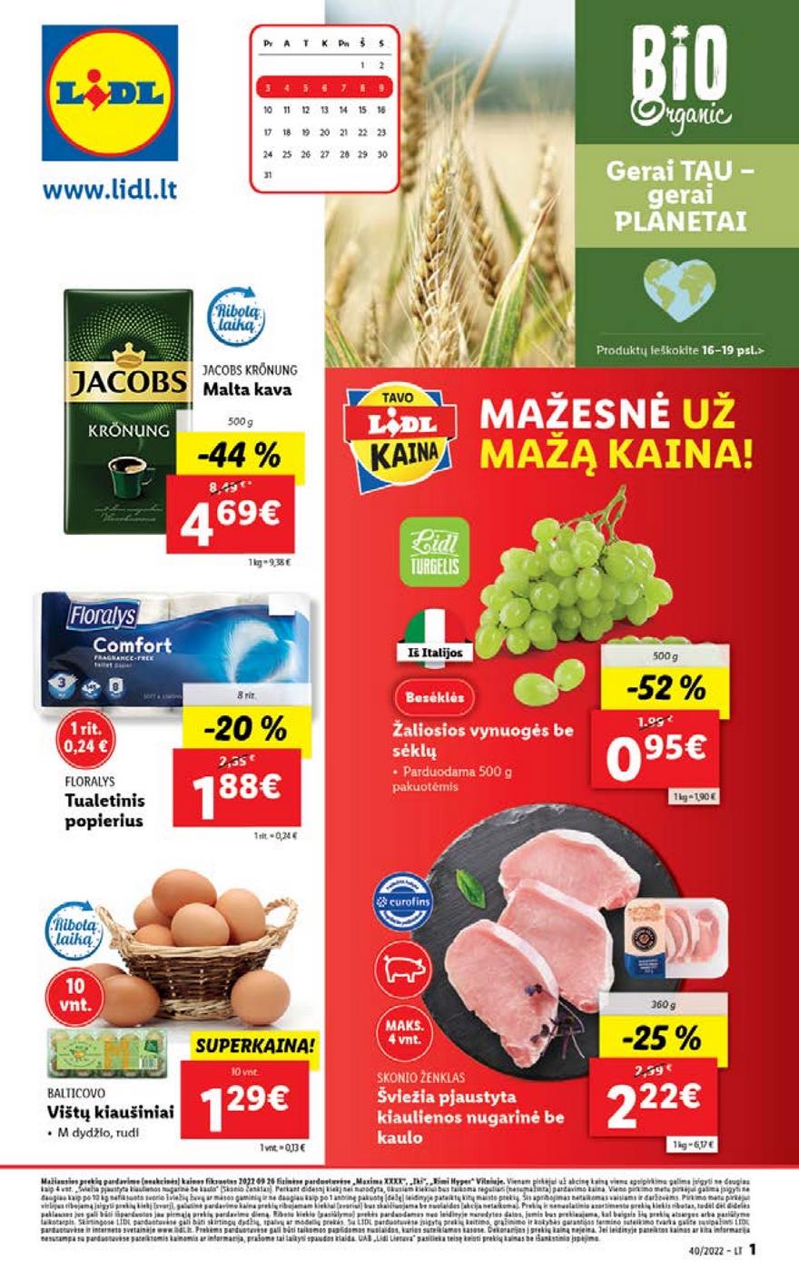 Ldil maisto leidinys akcijos nuo 
  2022-10-03 iki 
  2022-10-09 | Leidinukas.lt puslapis 1