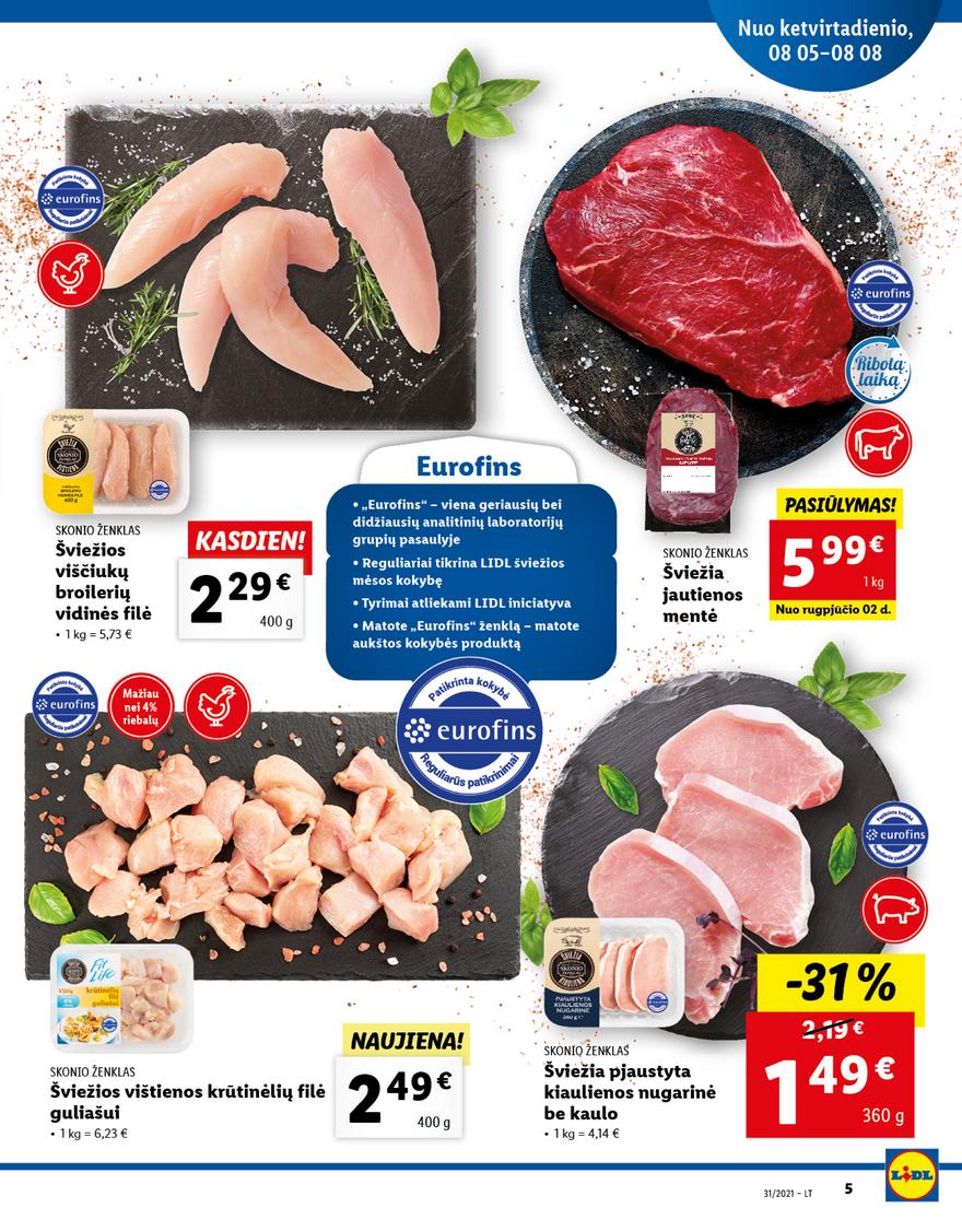 Lidl maisto prekių pasiūlymai akcijos nuo 
  2021-08-02 iki 
  2021-08-08 | Leidinukas.lt puslapis 5