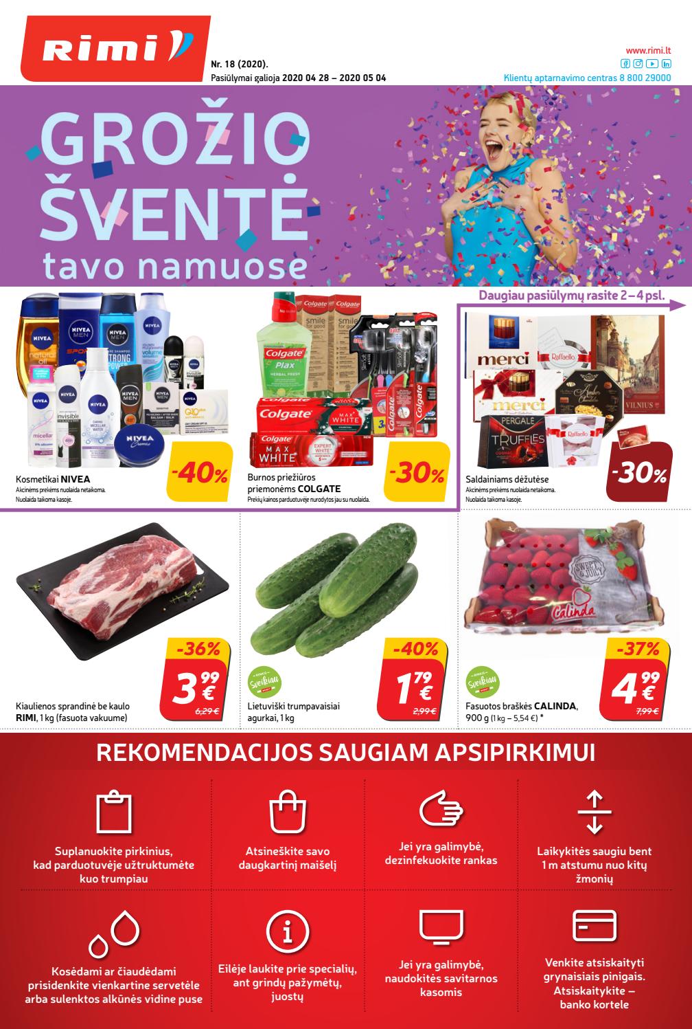 Rimi savaitinis leidinys akcijos nuo 
  2020-04-28 iki 
  2020-05-04 | Leidinukas.lt puslapis 1