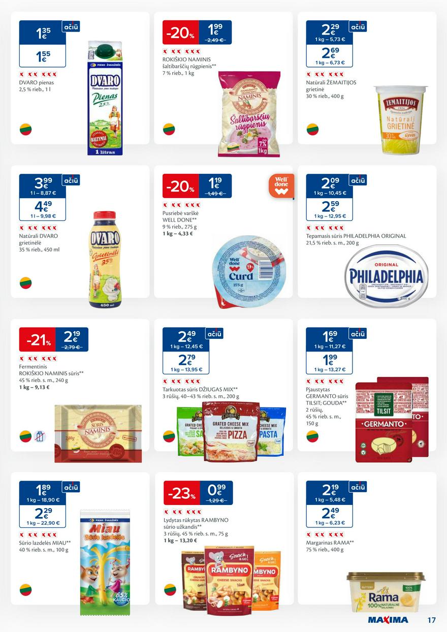 Maxima leidinys akcijos nuo 
  2024-03-26 iki 
  2024-04-01 | Leidinukas.lt puslapis 17