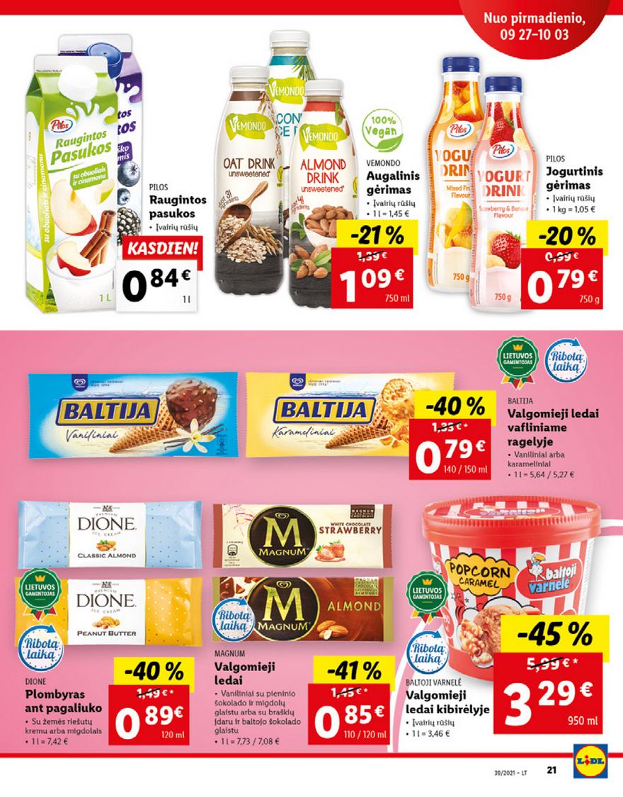 Lidl maisto prekių pasiūlymai akcijos nuo 
  2021-09-27 iki 
  2021-10-03 | Leidinukas.lt puslapis 21
