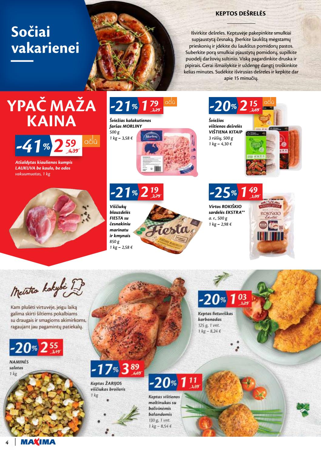 Maxima kaininis leidinys akcijos nuo 
  2020-01-28 iki 
  2020-02-03 | Leidinukas.lt puslapis 4