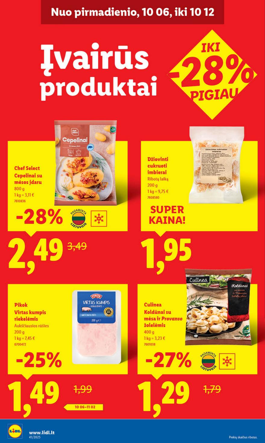 Lidl leidinys naujas akcijos nuo 
  2025-10-06 iki 
  2025-10-12 | Leidinukas.lt puslapis 54