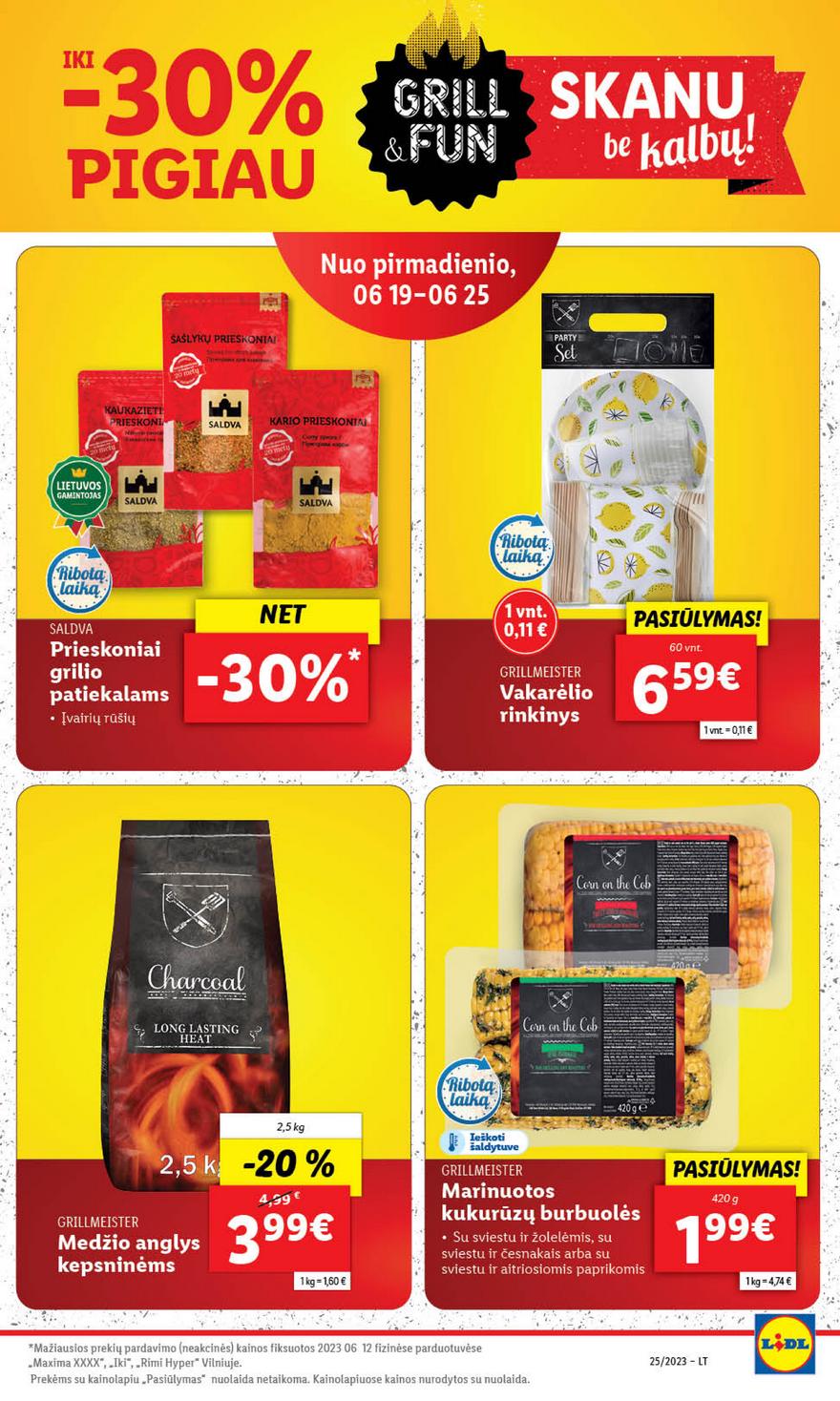 Lidl pasiūlymai akcijos nuo 
  2023-06-19 iki 
  2023-06-25 | Leidinukas.lt puslapis 15