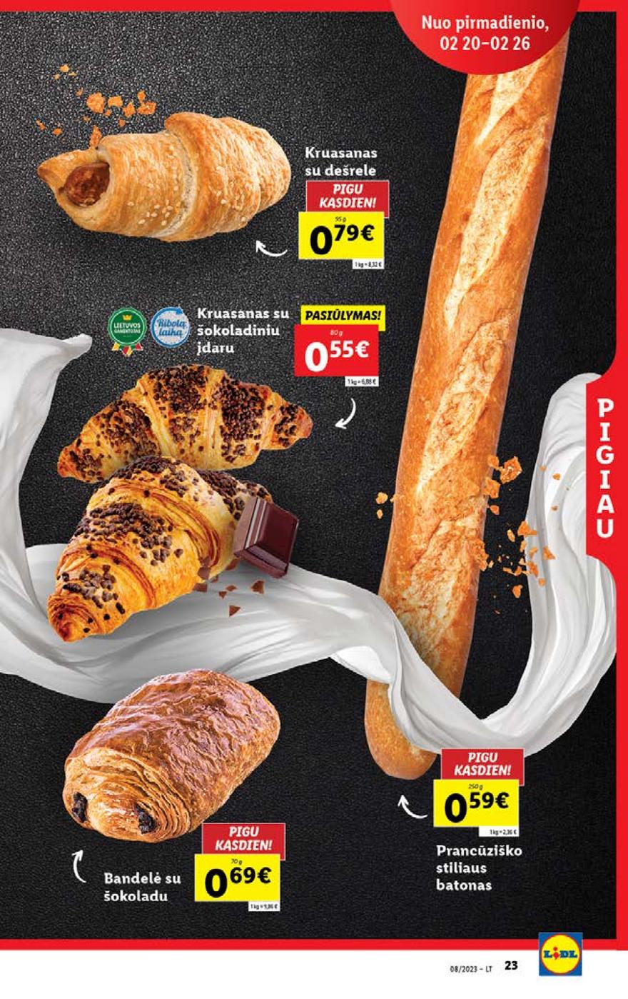 Lidl pasiūlymai akcijos nuo 
  2023-02-20 iki 
  2023-02-26 | Leidinukas.lt puslapis 23
