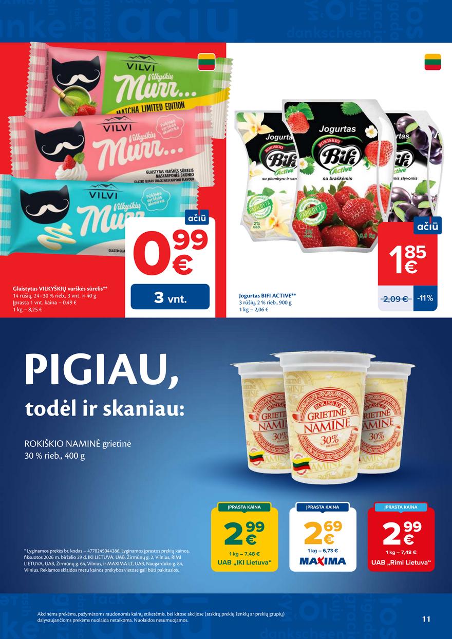Maxima leidinukas akcijos nuo 
  2026-07-07 iki 
  2026-07-13 | Leidinukas.lt puslapis 11