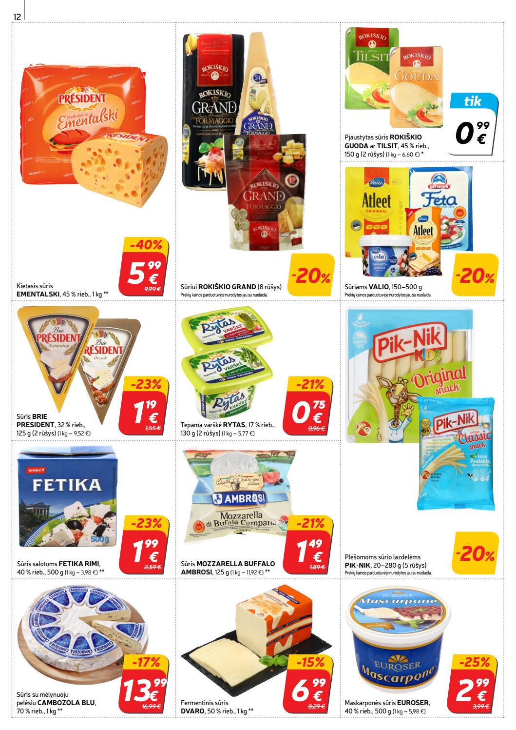 Rimi savaitinis leidinys akcijos nuo 
  2019-07-02 iki 
  2019-07-08 | Leidinukas.lt puslapis 12