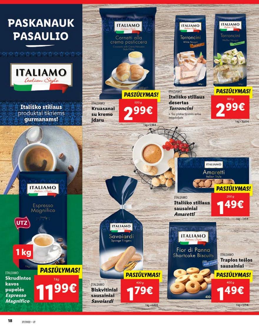 Lidl maisto prekių pasiūlymai akcijos nuo 
  2022-07-04 iki 
  2022-07-10 | Leidinukas.lt puslapis 18