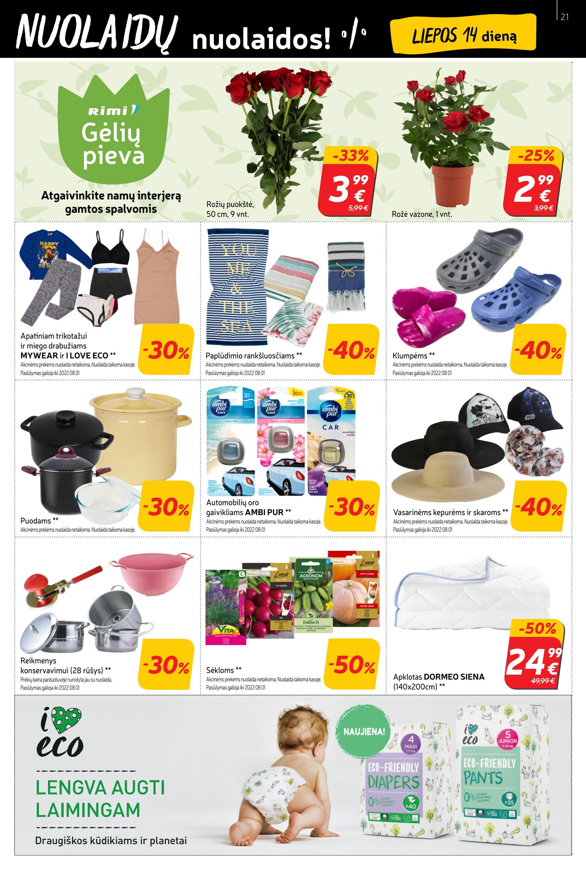 Rimi savaitinis leidinys akcijos nuo 
  2022-07-12 iki 
  2022-07-18 | Leidinukas.lt puslapis 21