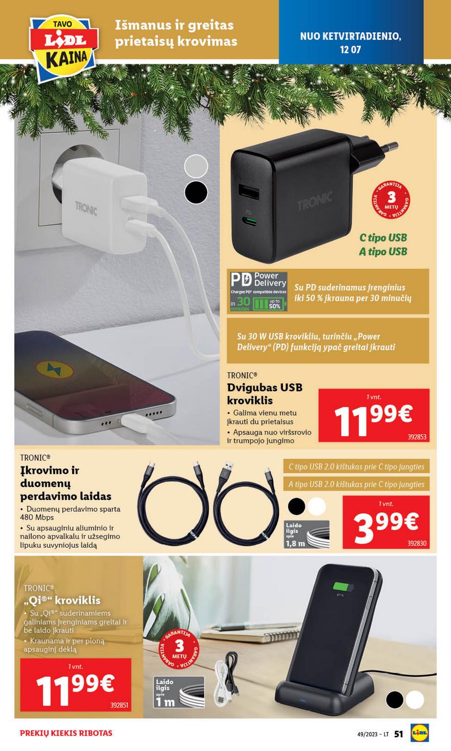 Lidl pasiūlymai akcijos nuo 
  2023-12-04 iki 
  2023-12-10 | Leidinukas.lt puslapis 53