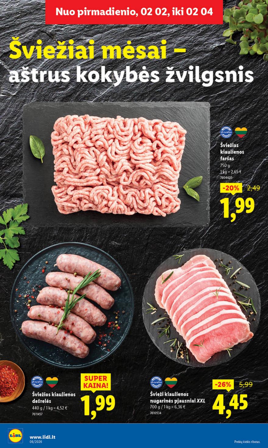 Lidl leidinys naujas akcijos nuo 
  2026-02-02 iki 
  2026-02-08 | Leidinukas.lt puslapis 6
