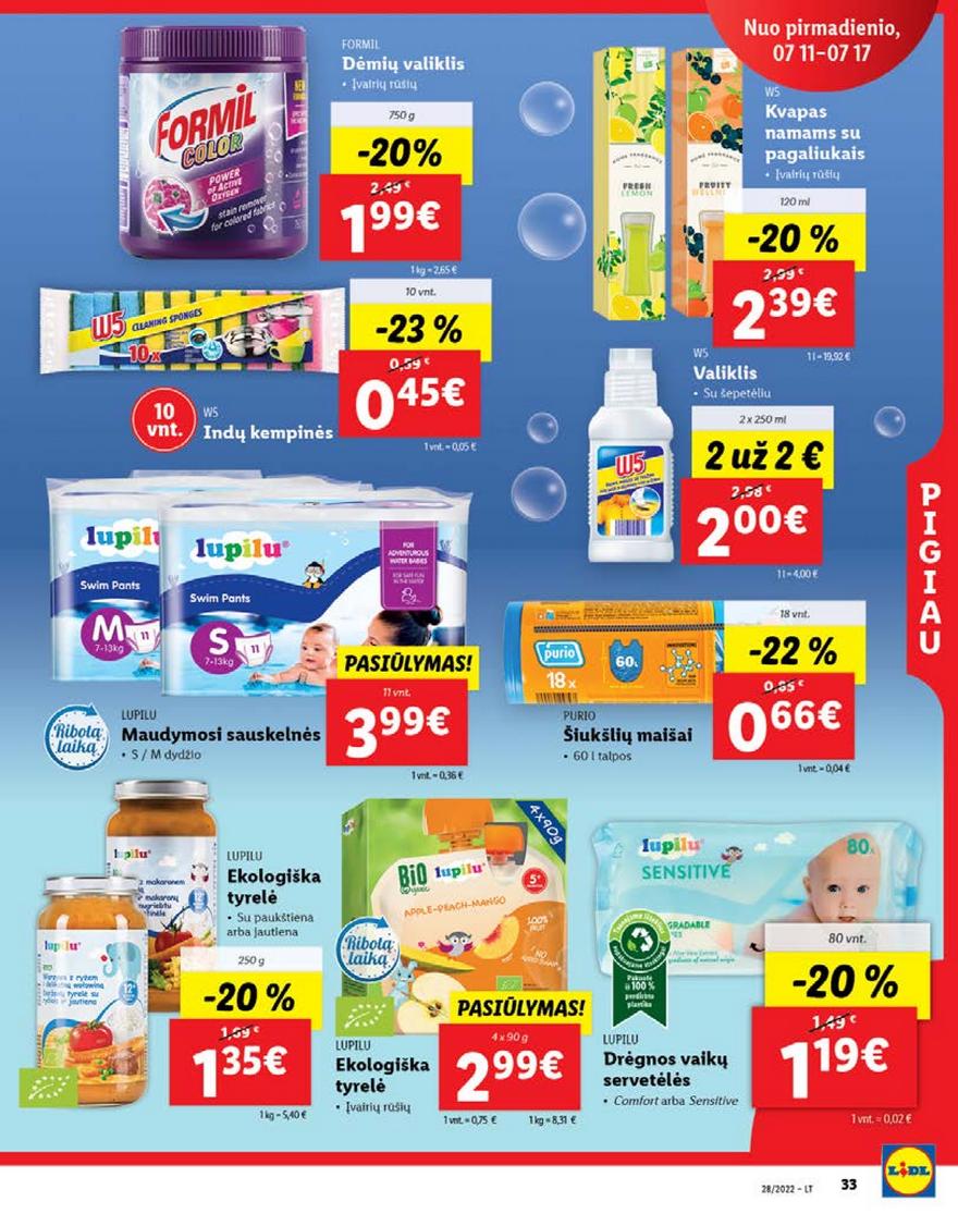 Lidl pasiūlymai akcijos nuo 
  2022-07-11 iki 
  2022-07-17 | Leidinukas.lt puslapis 33