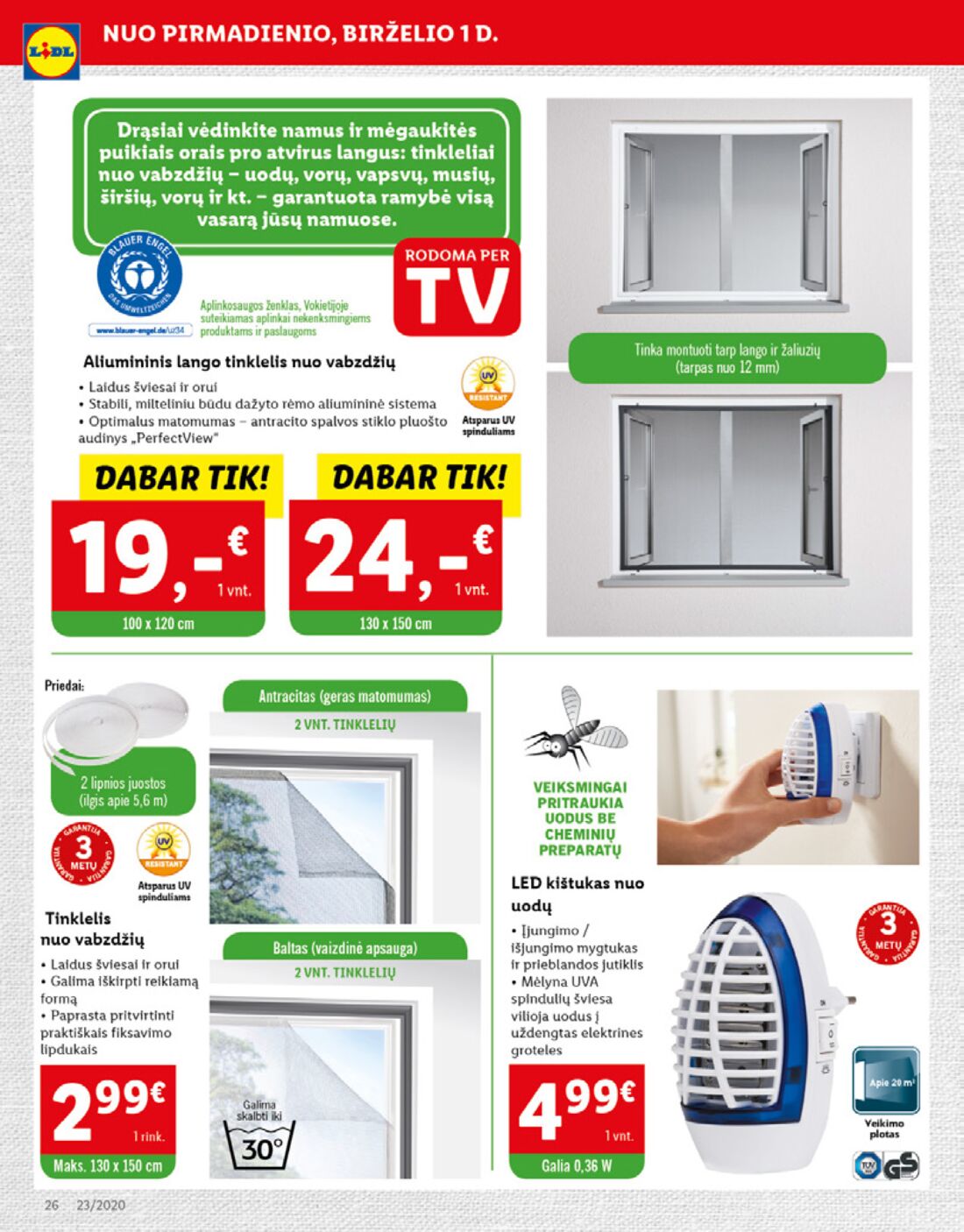Lidl savaitinis leidinys akcijos nuo 
  2020-06-01 iki 
  2020-06-07 | Leidinukas.lt puslapis 26
