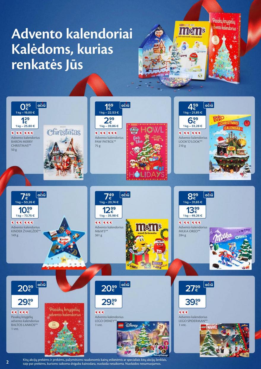 Maxima savaitinis leidinys 47 akcijos nuo
2024-11-19 iki
2024-11-25 | Leidinukas.lt puslapis 2