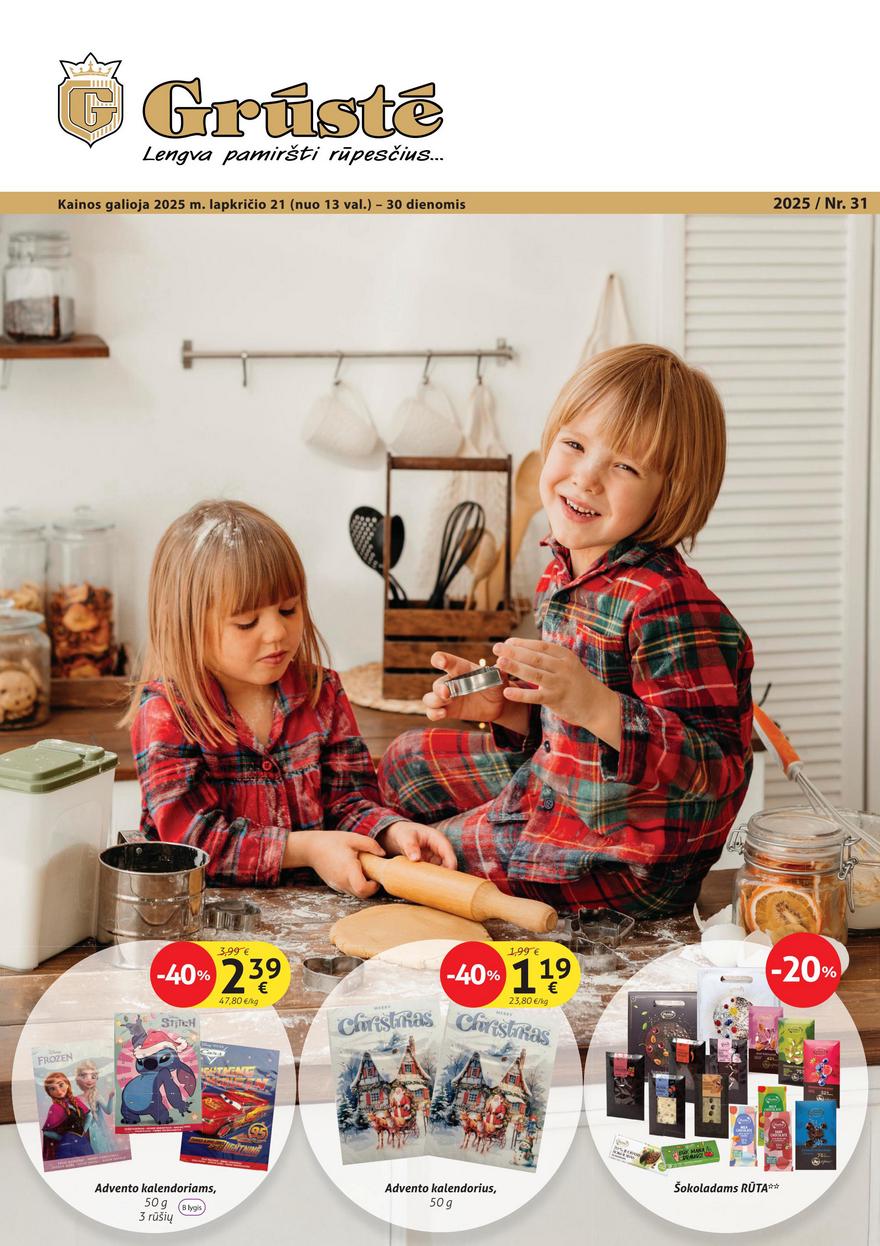 Grūstės leidinys akcijos nuo 
  2025-11-21 iki 
  2025-11-30 | Leidinukas.lt puslapis 1