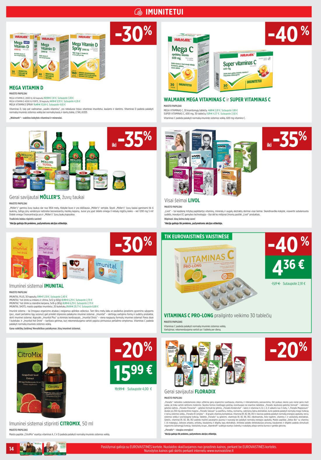 Euro vaistinė leidinys akcijos nuo 
  2020-09-01 iki 
  2020-09-30 | Leidinukas.lt puslapis 14