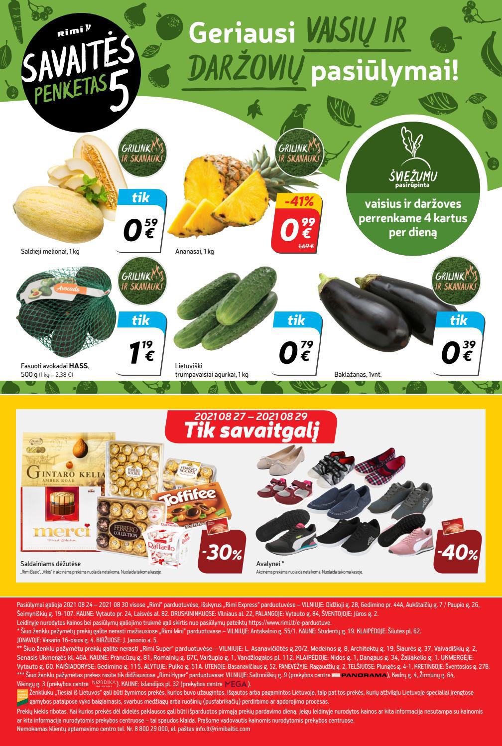 Rimi savaitinis leidinys akcijos nuo
2021-08-24 iki
2021-08-30 | Leidinukas.lt puslapis 24