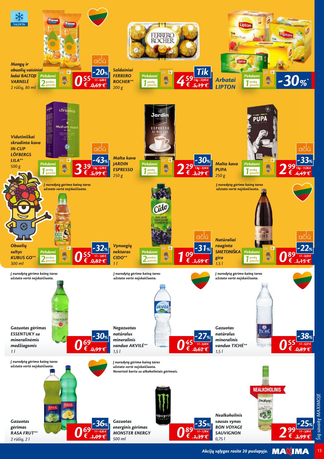 Maxima kaininis leidinys akcijos nuo 
  2019-09-24 iki 
  2019-09-30 | Leidinukas.lt puslapis 13