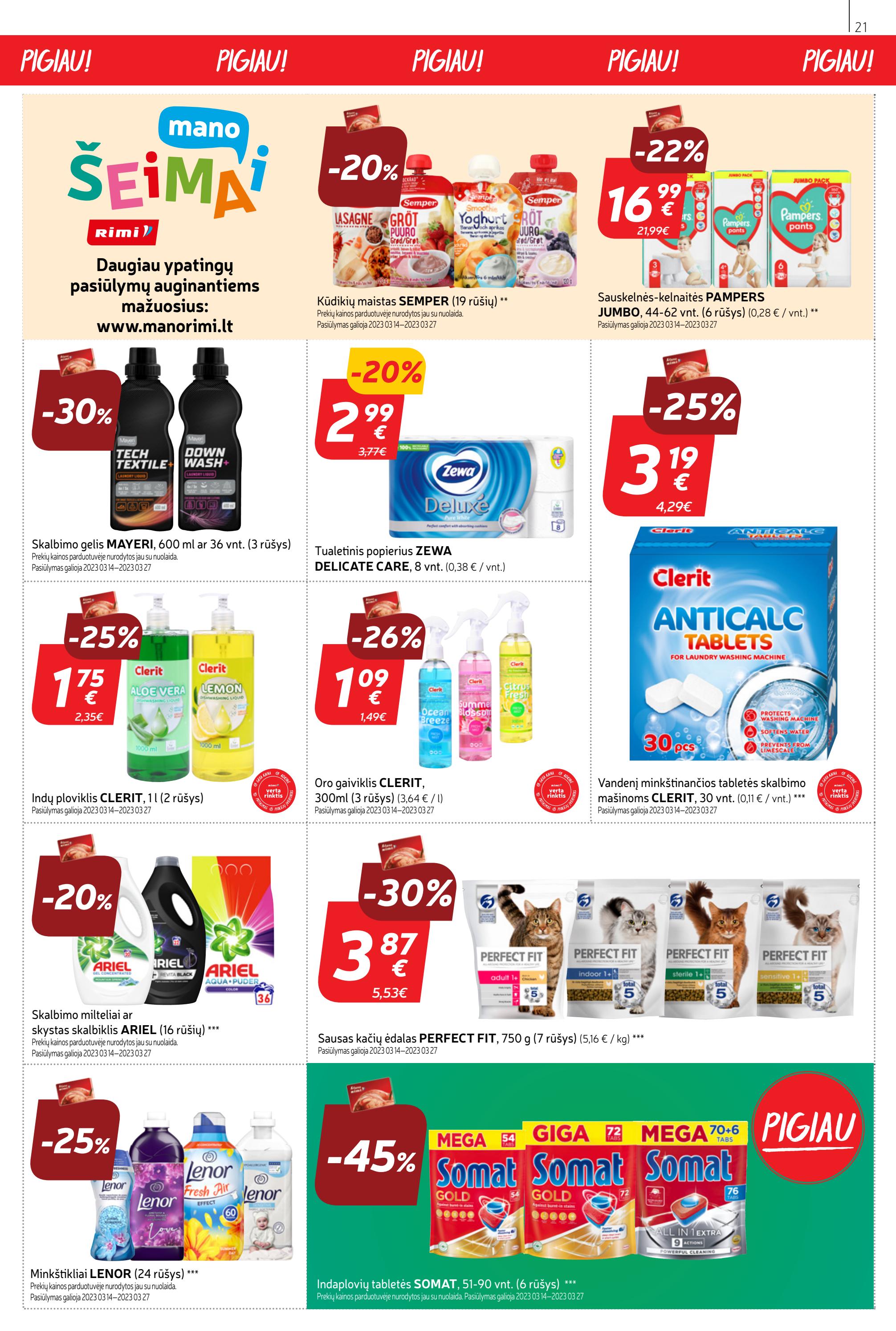 Rimi savaitinis leidinys akcijos nuo 
  2023-03-14 iki 
  2023-03-20 | Leidinukas.lt puslapis 21