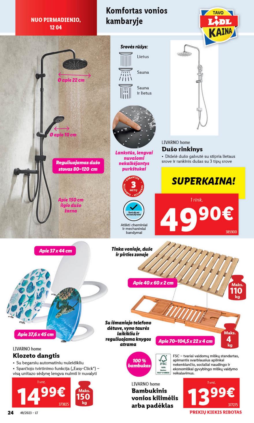 Lidl pasiūlymai akcijos nuo 
  2023-12-04 iki 
  2023-12-10 | Leidinukas.lt puslapis 26
