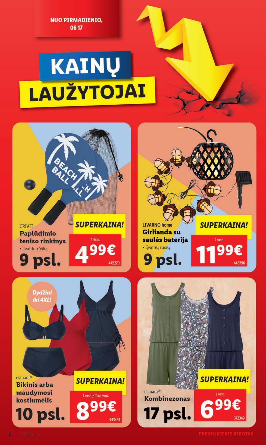 Lidl ne maisto leidinys akcijos nuo 
  2024-06-17 iki 
  2024-06-23 | Leidinukas.lt puslapis 2