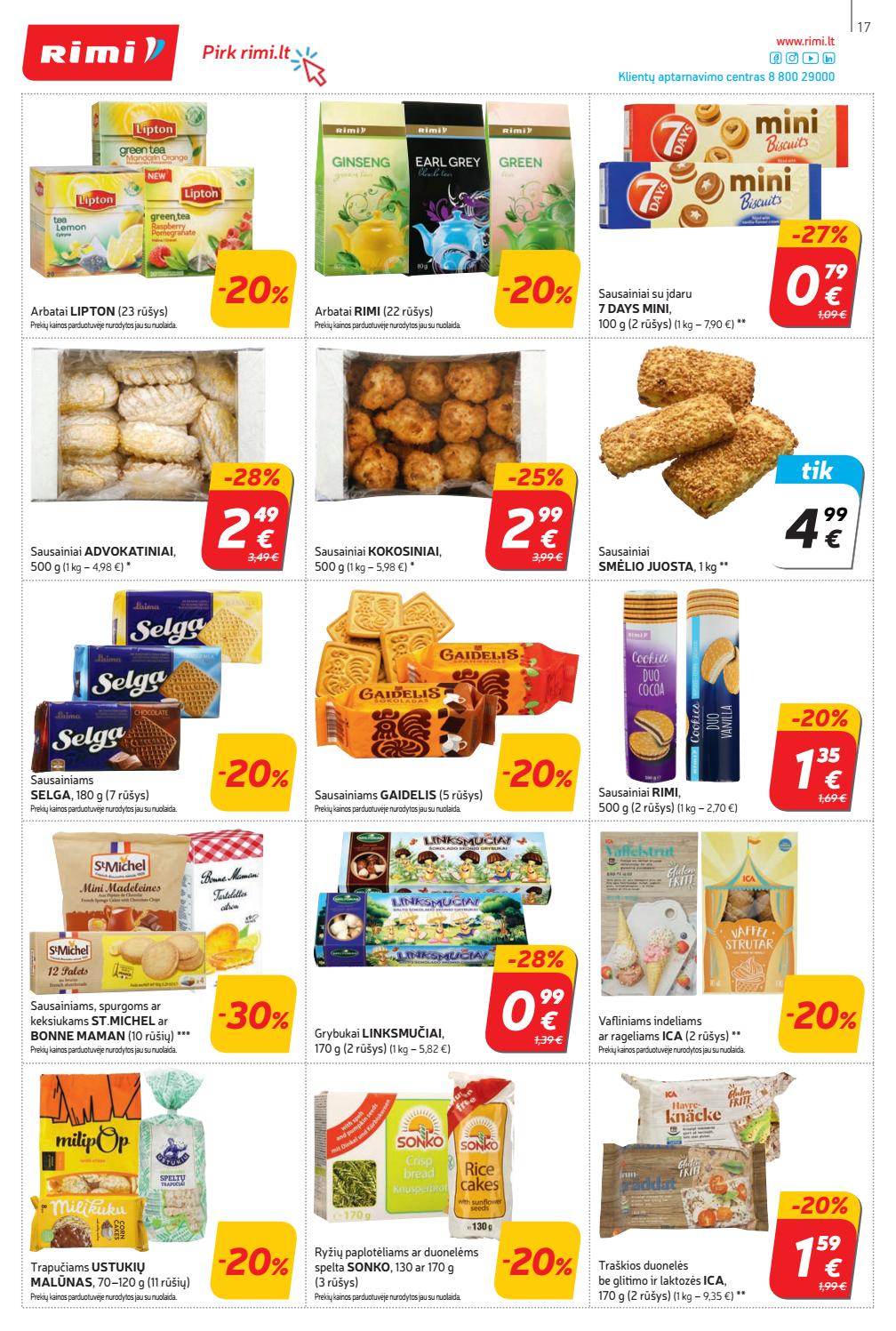 Rimi savaitinis leidinys akcijos nuo 
  2020-08-04 iki 
  2020-08-10 | Leidinukas.lt puslapis 17