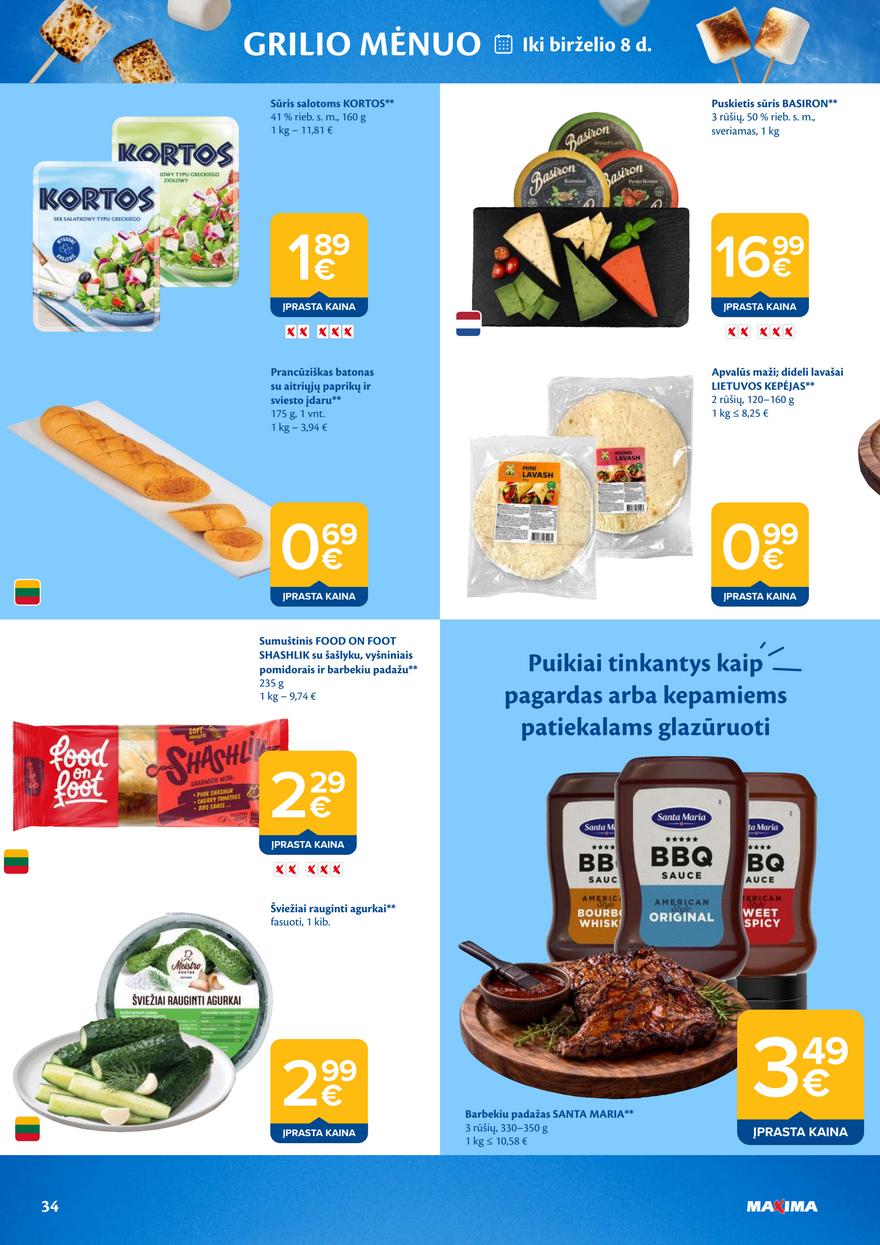 Maxima leidinys akcijos nuo 
  2026-05-26 iki 
  2026-06-01 | Leidinukas.lt puslapis 34