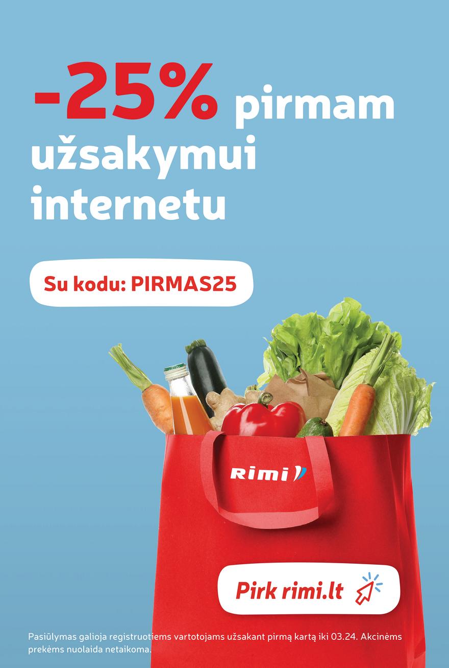 Rimi savaitinis leidinys akcijos nuo 
  2024-03-19 iki 
  2024-03-25 | Leidinukas.lt puslapis 37