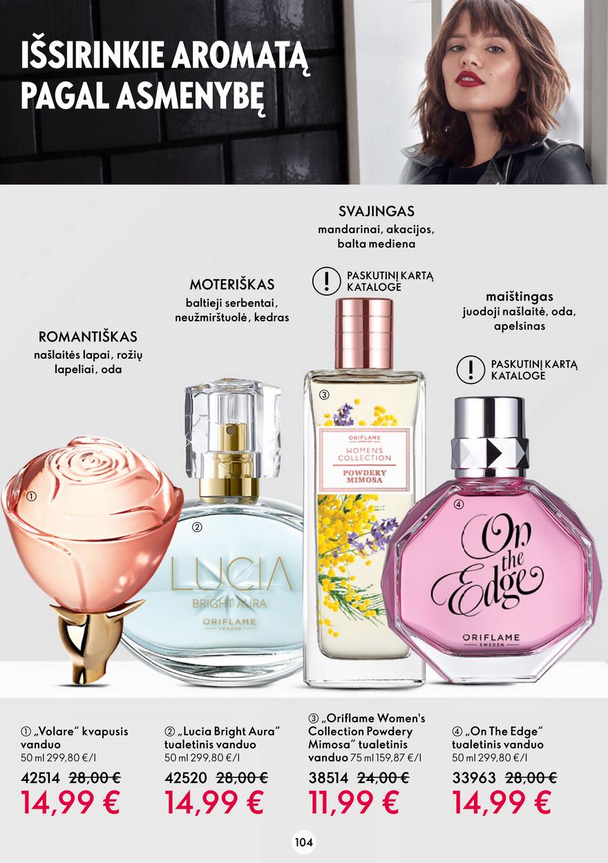 Oriflame katalogas akcijos nuo 
  2023-03-15 iki 
  2023-04-04 | Leidinukas.lt puslapis 104