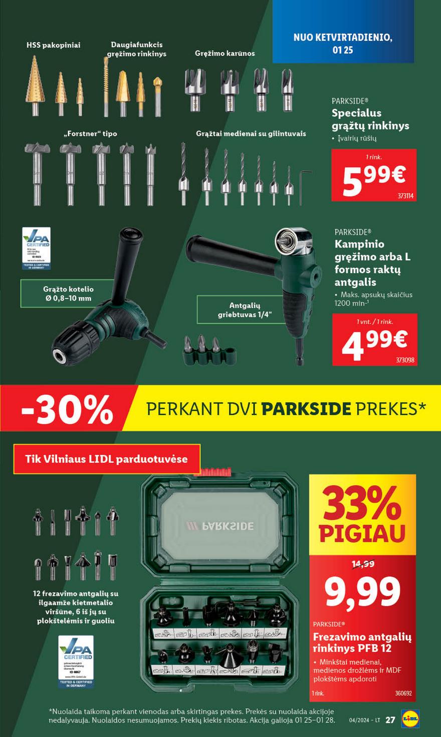 Lidl pasiūlymai akcijos nuo 
  2024-01-22 iki 
  2024-01-28 | Leidinukas.lt puslapis 27