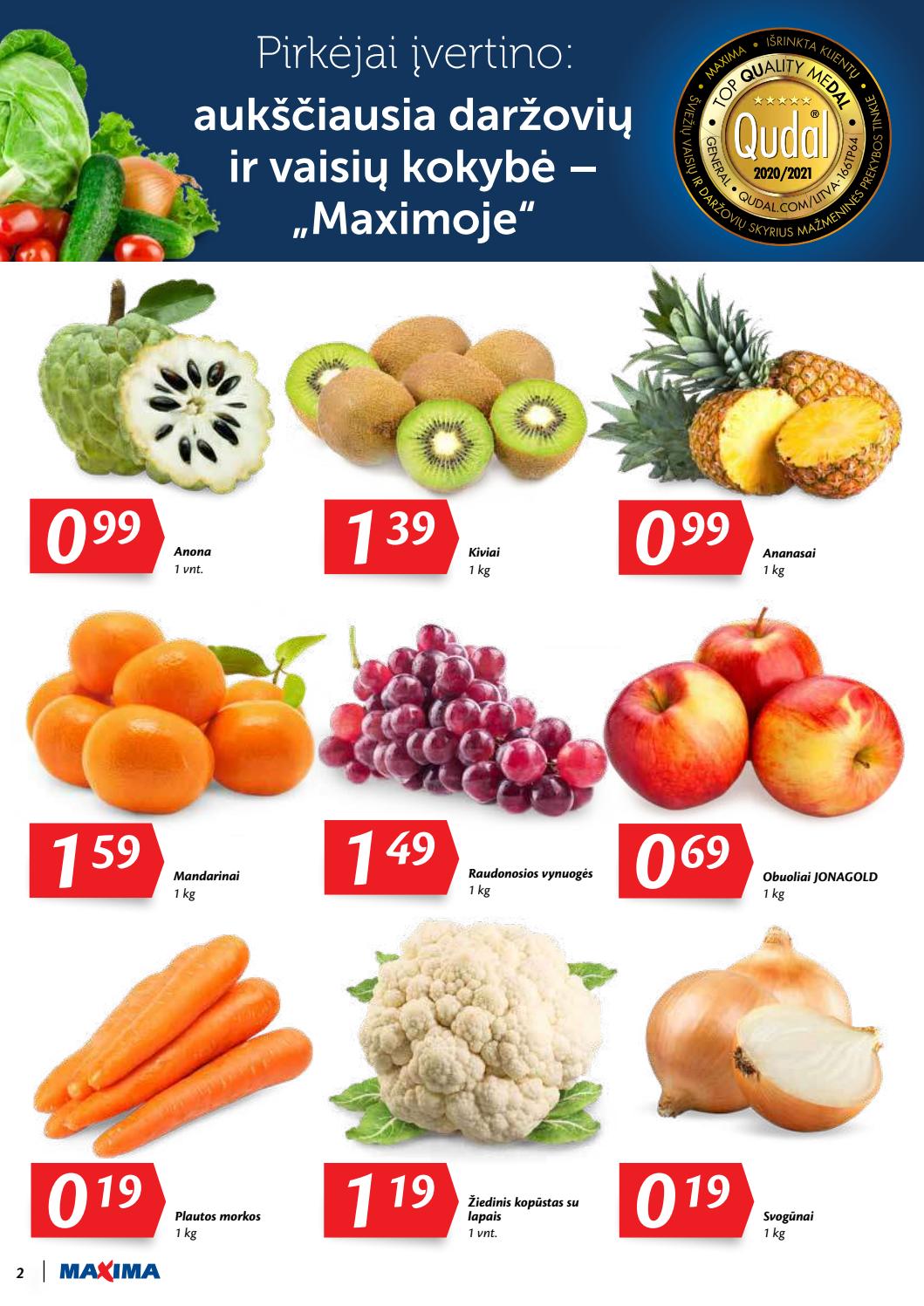 Maxima kaininis leidinys akcijos nuo 
  2020-10-06 iki 
  2020-10-12 | Leidinukas.lt puslapis 2