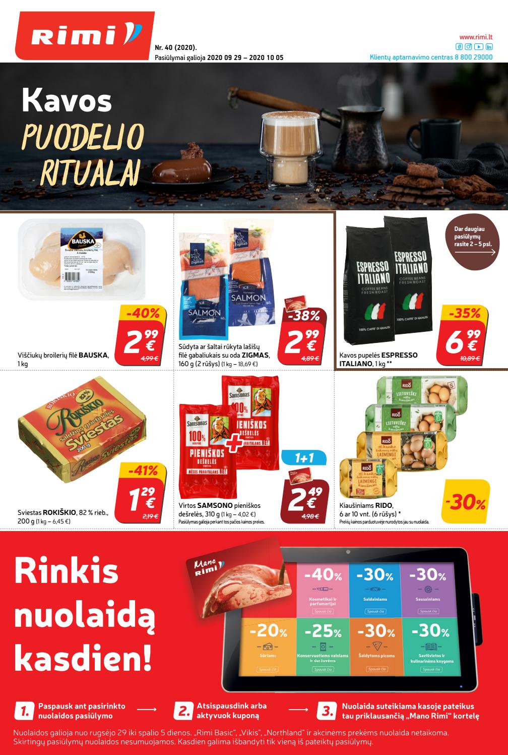 Rimi savaitinis leidinys akcijos nuo 
  2020-09-29 iki 
  2020-10-05 | Leidinukas.lt puslapis 1
