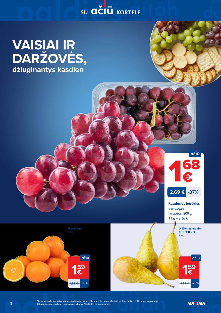 Maxima leidinukas akcijos nuo 
  2026-03-10 iki 
  2026-03-16 | Leidinukas.lt puslapis 2